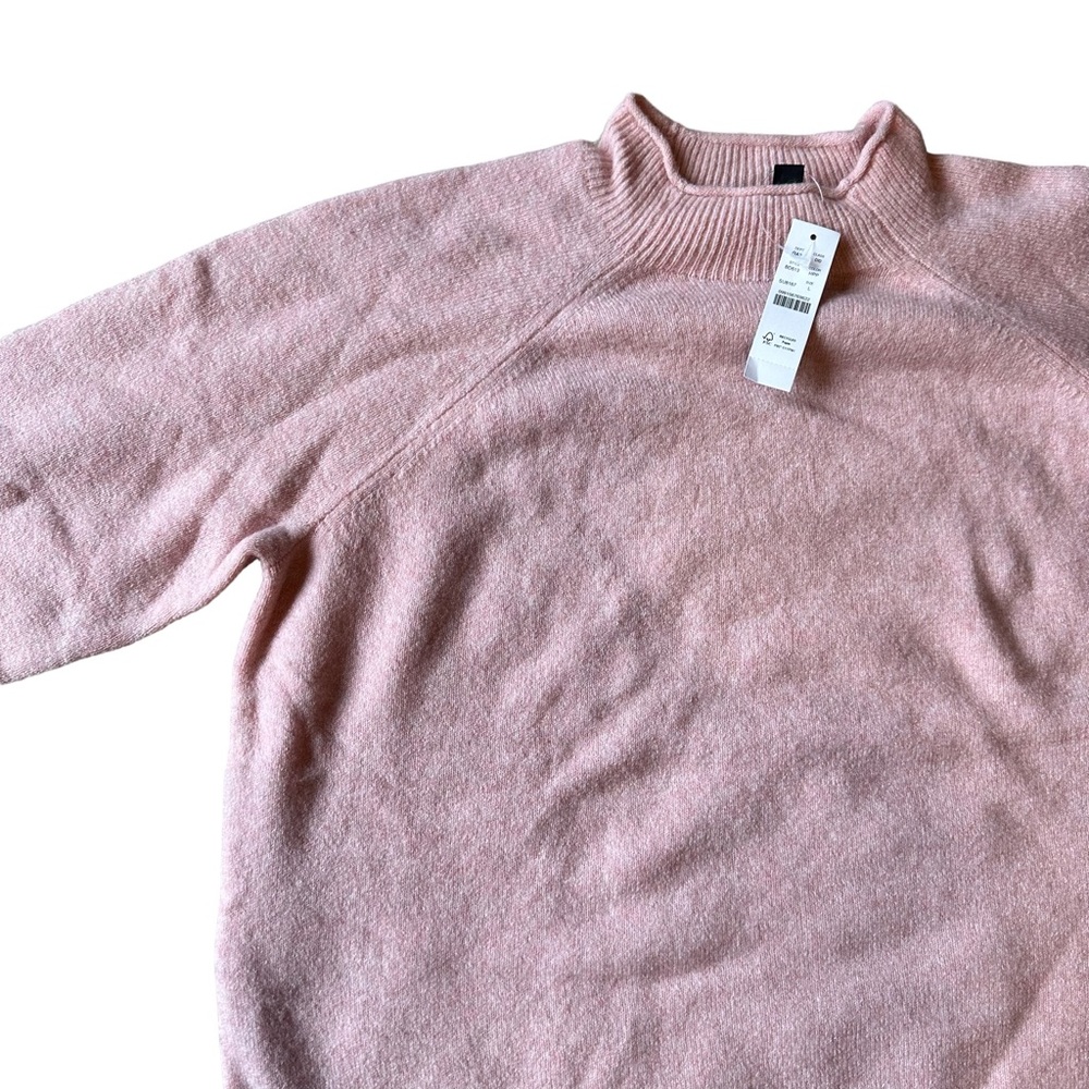 J. Crew Pink Crewneck Sweater - Picture 3 of 11